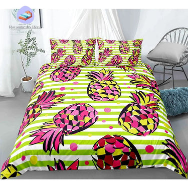 Housse de Couette Ananas Multicolore